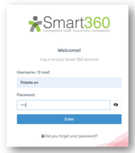 screenshot about login