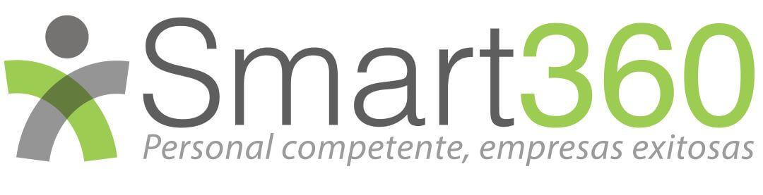 logo de smart 360, nombre de marca en color gris
